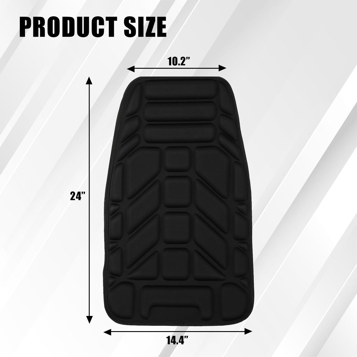 Wacece EVA foam edge profile illustrating shock absorption benefit
