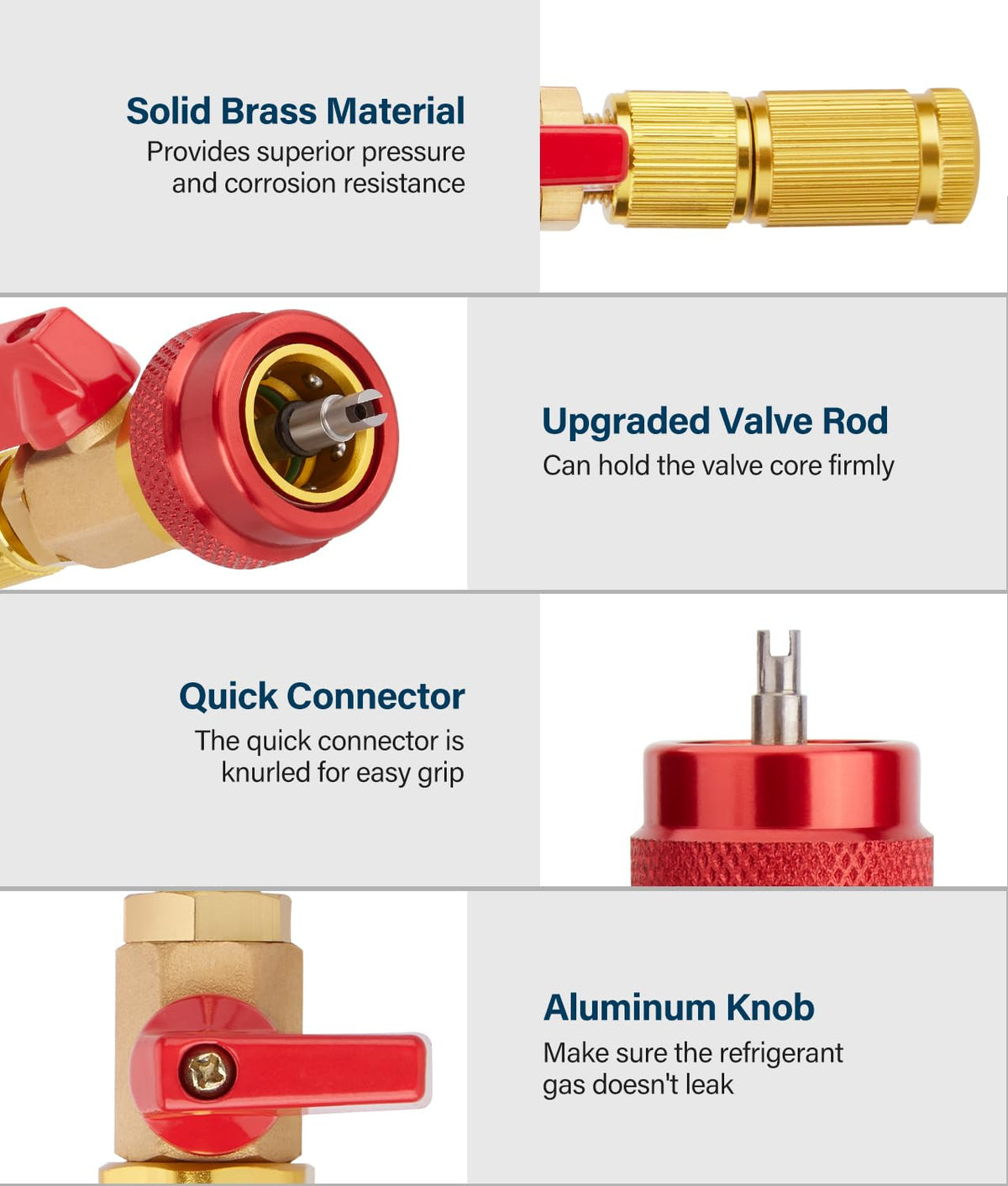 WADEO tool attached to a car service port enabling minimal-refrigerant service