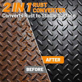 Wadities pouring consistency of rust converter for smooth application