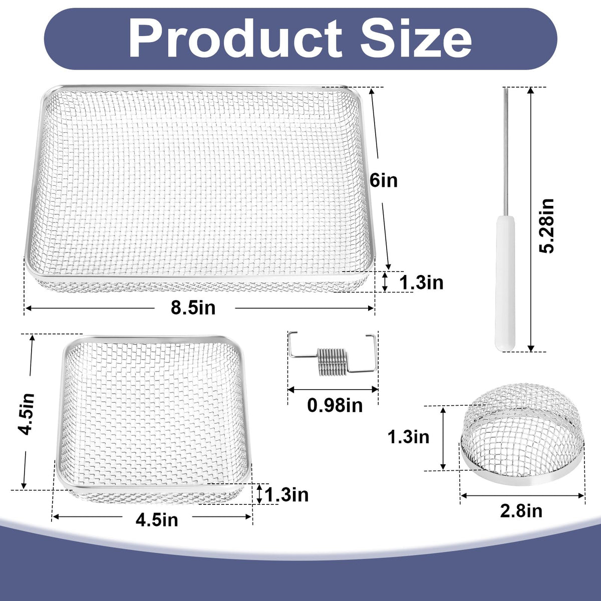 Wadoy stainless steel mesh close-up showing durable corrosion-resistant construction