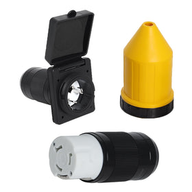 Wadoy front inlet box showing durable housing and secure cover for protection