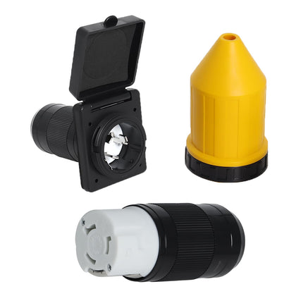 Wadoy front inlet box showing durable housing and secure cover for protection