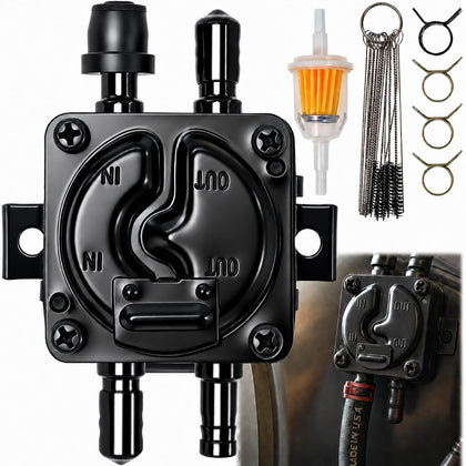 Wadoy front view of vacuum fuel pump showing compact design and reliable fit