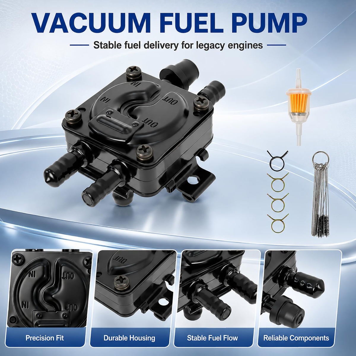 Wadoy side profile highlighting mounting points for easy engine replacement