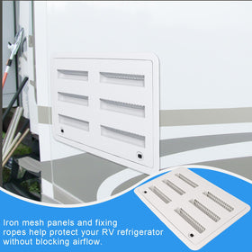 Wadoy mounting hardware and screen pieces laid out for fast installation