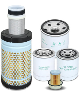 WADYDZMFCF front packaging showing full five-piece filter kit benefits
