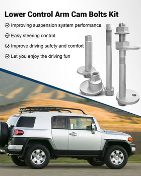 WADYDZMFCF installed on Tacoma lower control arm improving alignment control