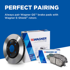 Wagner pad side profile showing structural integrity and even wear characteristics