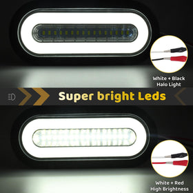 WahMOTOTin close-up of 52 LEDs and lens revealing build quality