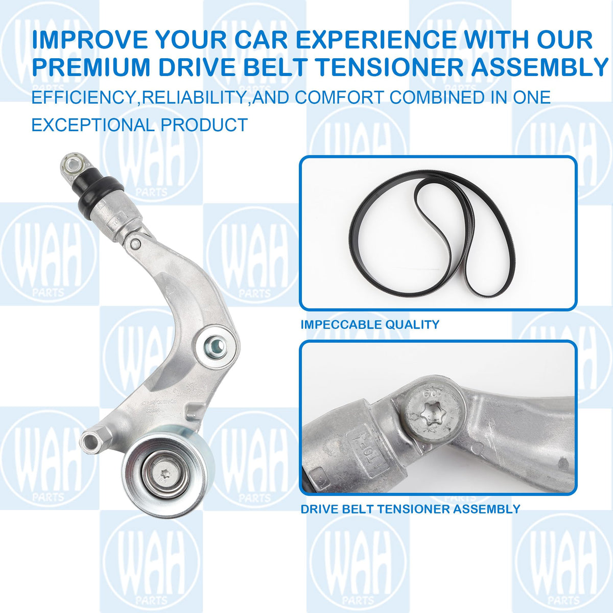 Wahparts hardware and accessories laid out for easy installation and identification