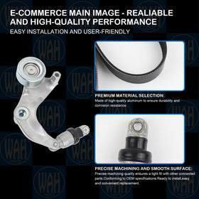 Wahparts mounted in vehicle engine bay illustrating correct fit on Honda Civic