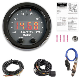wait wit front gauge display showing AFR and 24-color LED for fast visibility