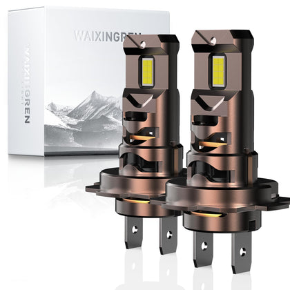WAIXINGREN H7 front view showing LED array and bright benefits