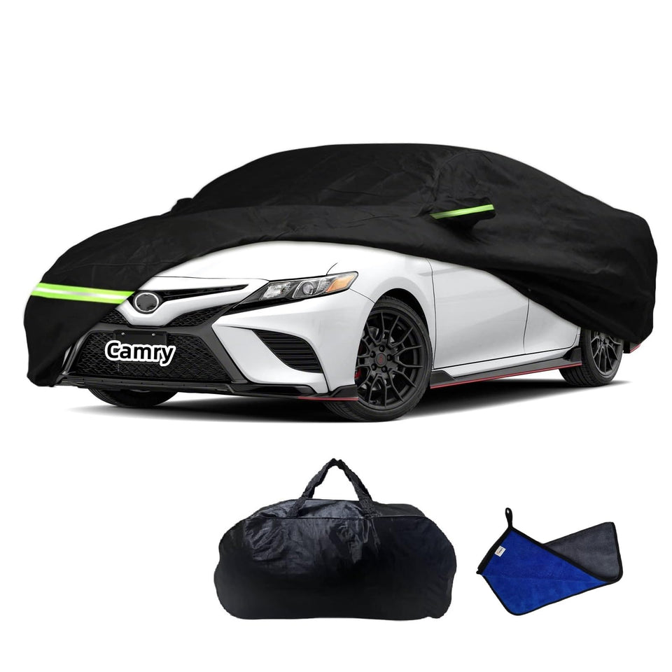 WAJIJI front view cover on Camry showing full protection and fit