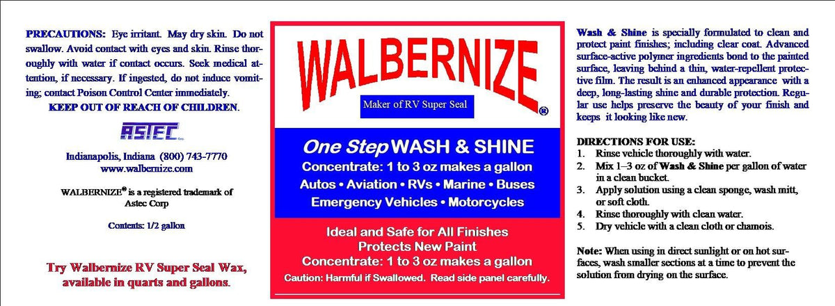 Walbernize near an Airstream demonstrating endorsed protection and gloss