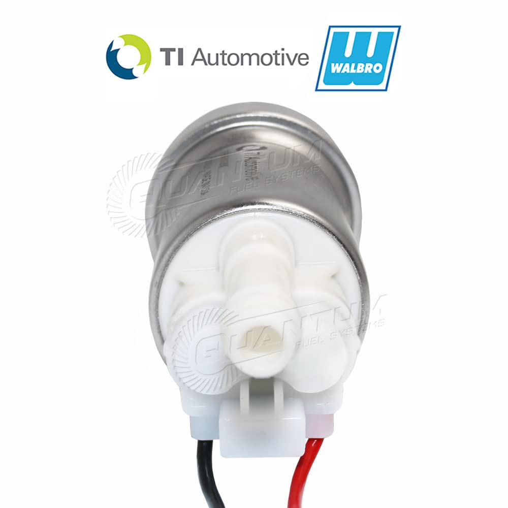 TI Automotive Walbro Hellcat connector detail showing durable terminals for consistent power