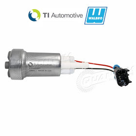 TI Automotive Walbro Hellcat installed in performance car illustrating track-ready fueling