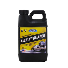 Walex bottle front label showing product and safe vinyl benefit
