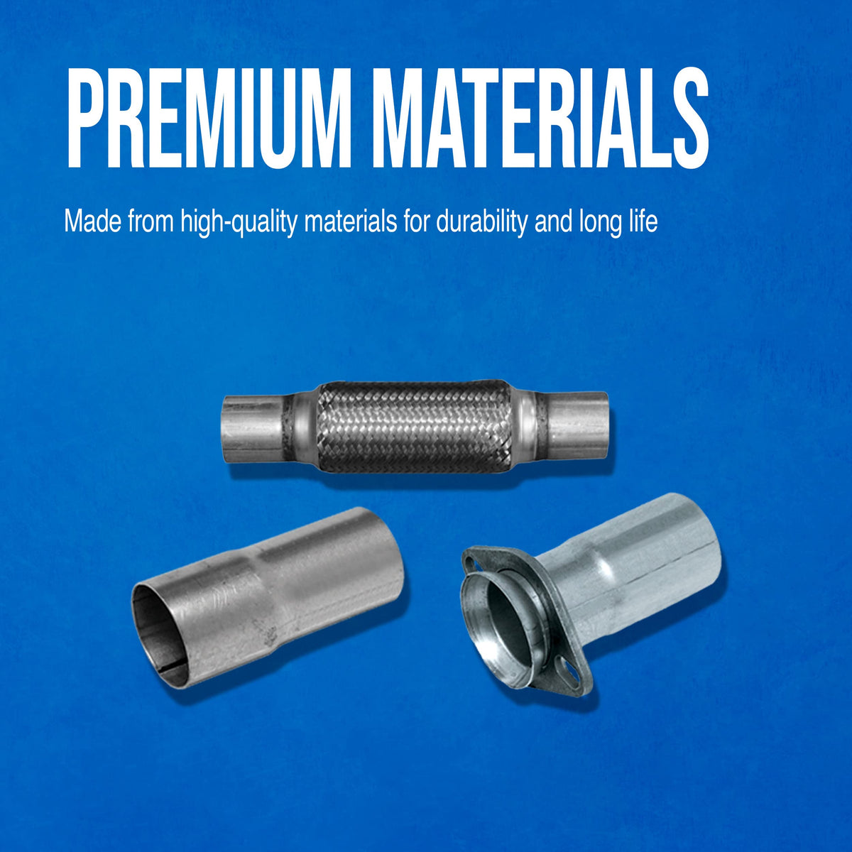 Walker 41365 close-up of bend detail highlighting aluminized-steel construction benefits