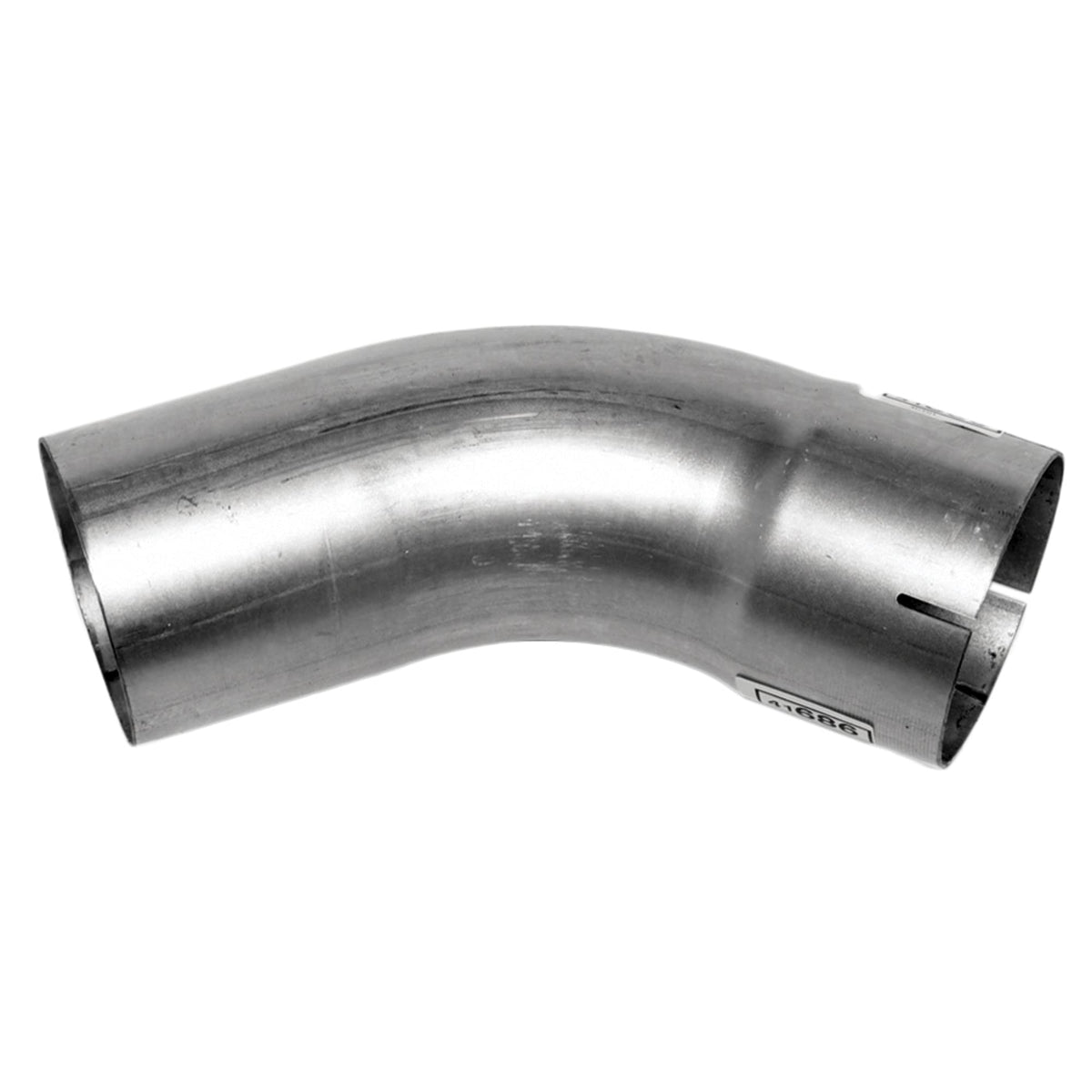 Walker 41686 front view showing the 4-inch elbow and durable aluminized finish for long life