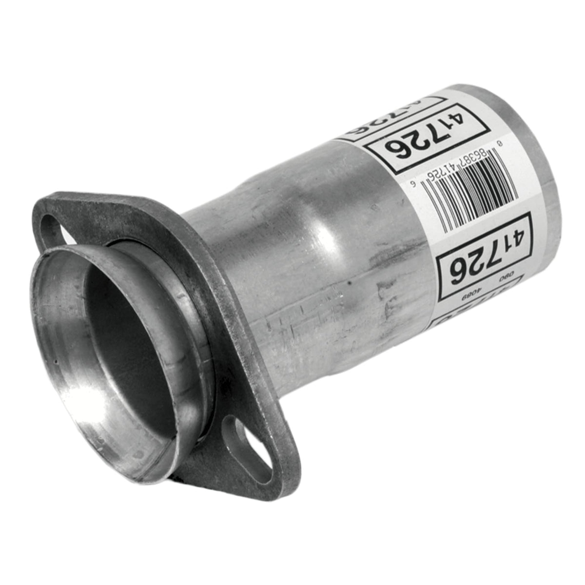Walker exhaust adapter front view showing 3" to 2.5" transition and durable finish
