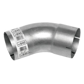 Walker exhaust elbow front view showing shape and fit benefits
