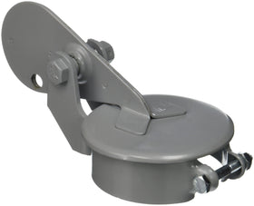 Walker front profile rain cap mounted on exhaust showing weather protection