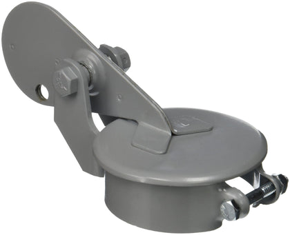 Walker front profile rain cap mounted on exhaust showing weather protection