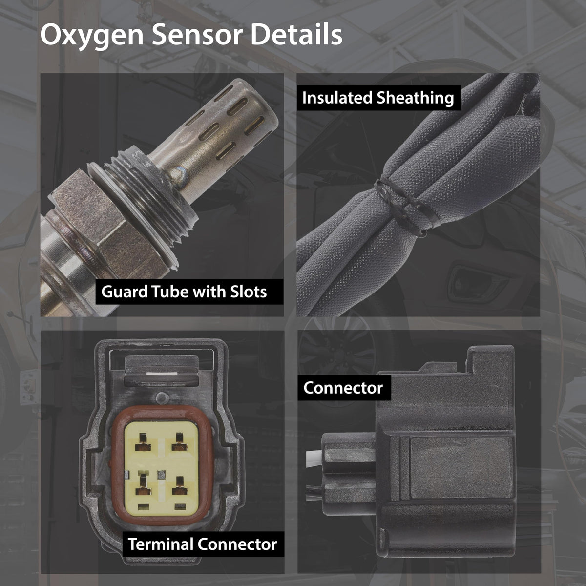 Walker Products sensor installed under vehicle showing proper fit and exhaust monitoring