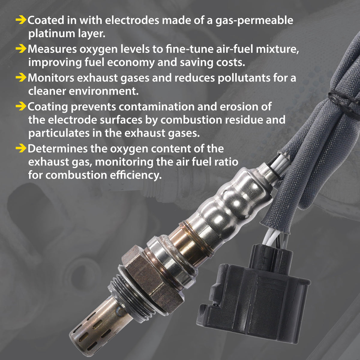 Walker Products wiring and connector detail for easy OE-style installation