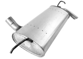 Walker Quiet-Flow 50065 front view showing muffler profile and mounting points for accurate fit