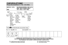 Walker muffler inlet and outlet ends highlighting 2.75 inch sizing