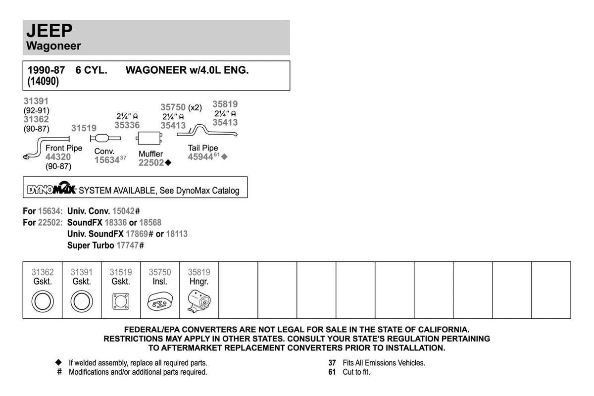 Walker hanger and bracket detail illustrating OE-style mounting and install ease