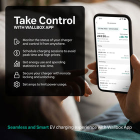 Wallbox Pulsar Plus charging an EV showing fast charging convenience at home