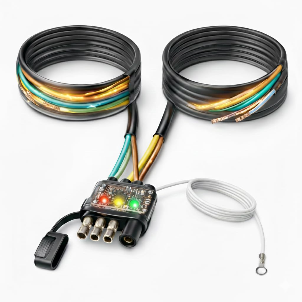 WALSIO front connector and plug showing waterproof cap and secure fit
