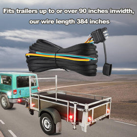 WALSIO ground lead and terminals displayed for secure chassis grounding benefit