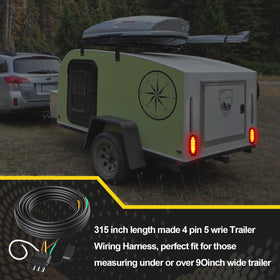 WALSIO installed on a boat trailer frame demonstrating tidy wiring and durability