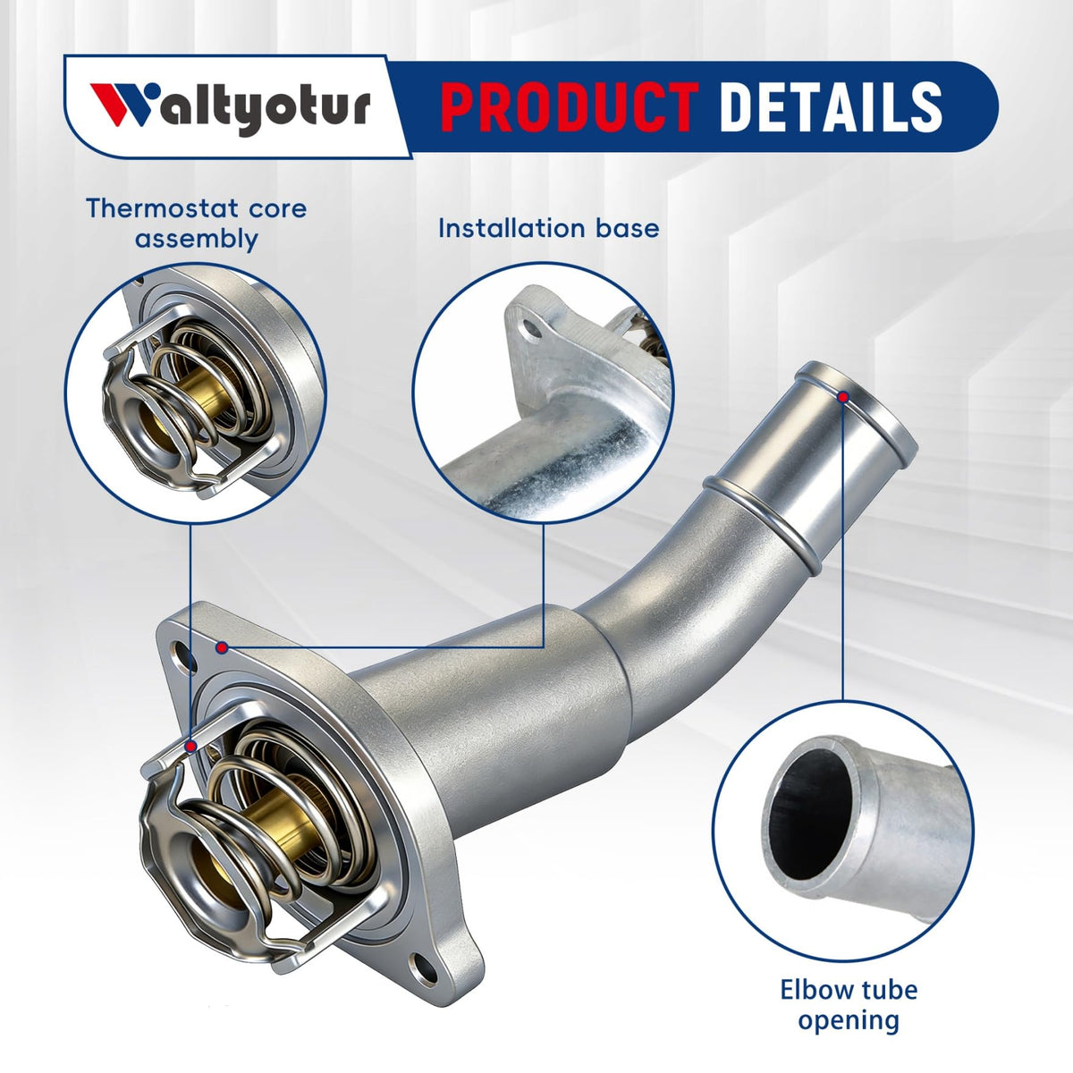 waltyotur closeup of sealing surface highlighting leak-resistant finish benefit