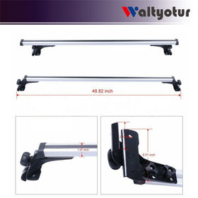 waltyotur bars installed on sedan roof showing secure fit and extra cargo capacity benefit versatility