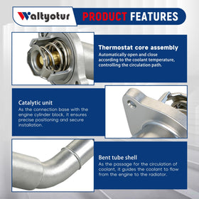 waltyotur side view of mounting flanges showing accurate bolt alignment benefit