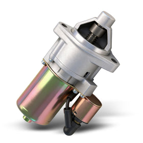 waltyotur starter front view showing mounting points and plug for quick replacement