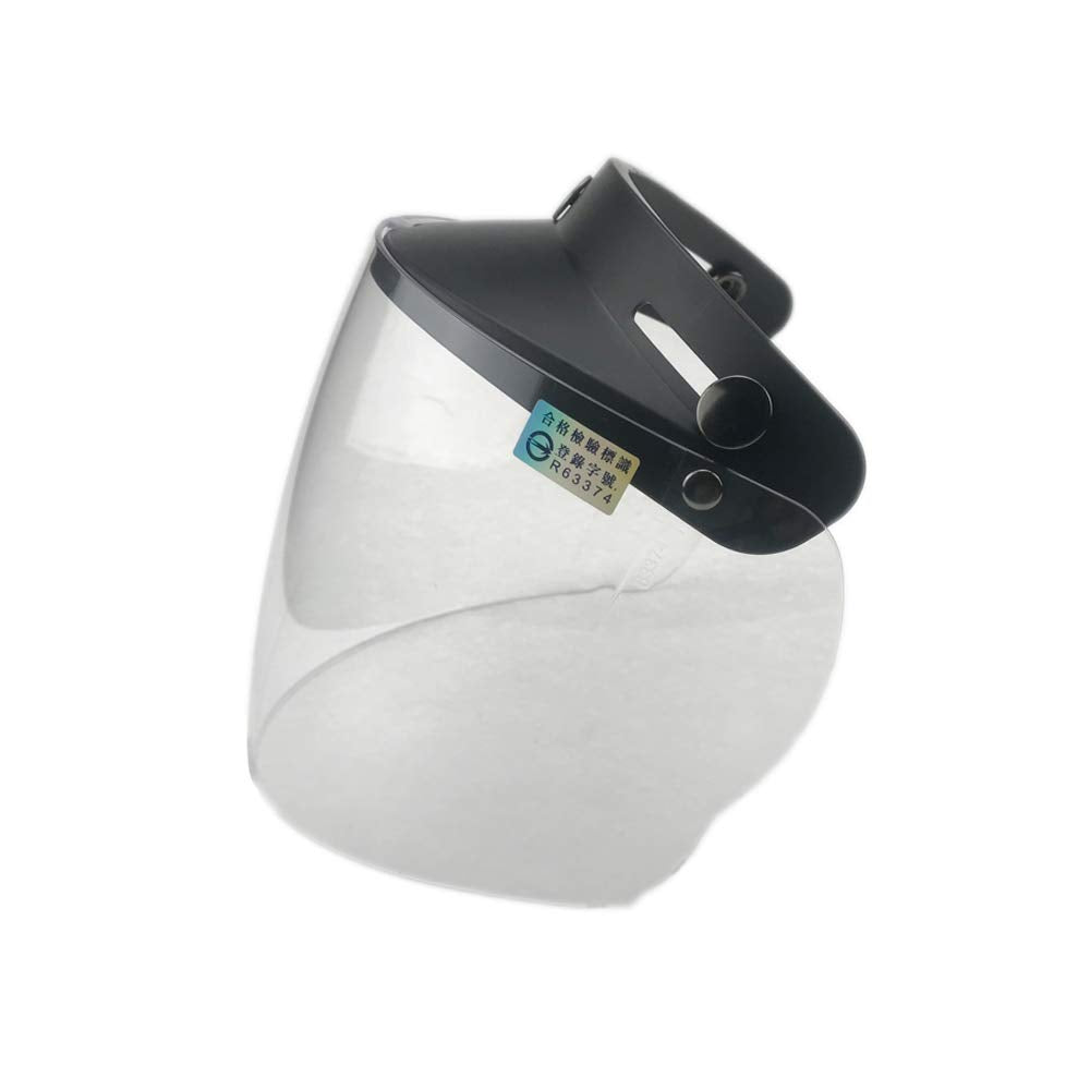 WANCAR visor on rider in city illustrating sun and wind shielding benefit