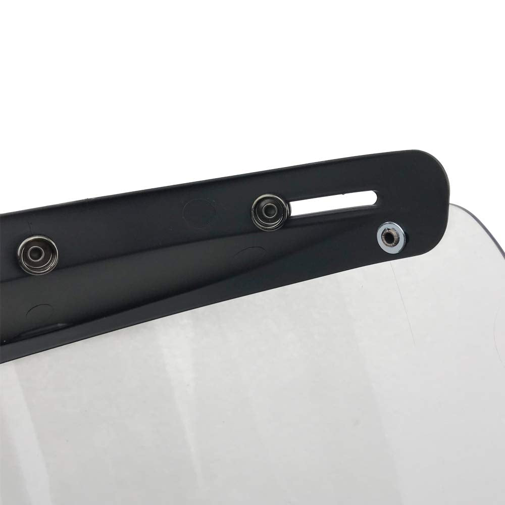 WANCAR visor in hand to show size and easy installation advantage