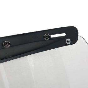WANCAR visor in hand to show size and easy installation advantage