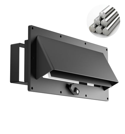 WanDwel front exterior plate showing flush fit and durable protection
