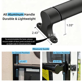WanDwel drill bit and stainless screws included for quick and correct installation