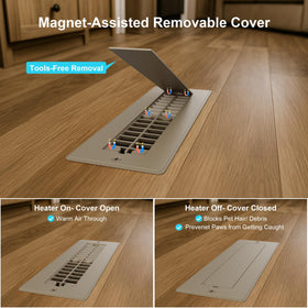 WanDwel surface texture and rounded edge that protects pets and resists scratches