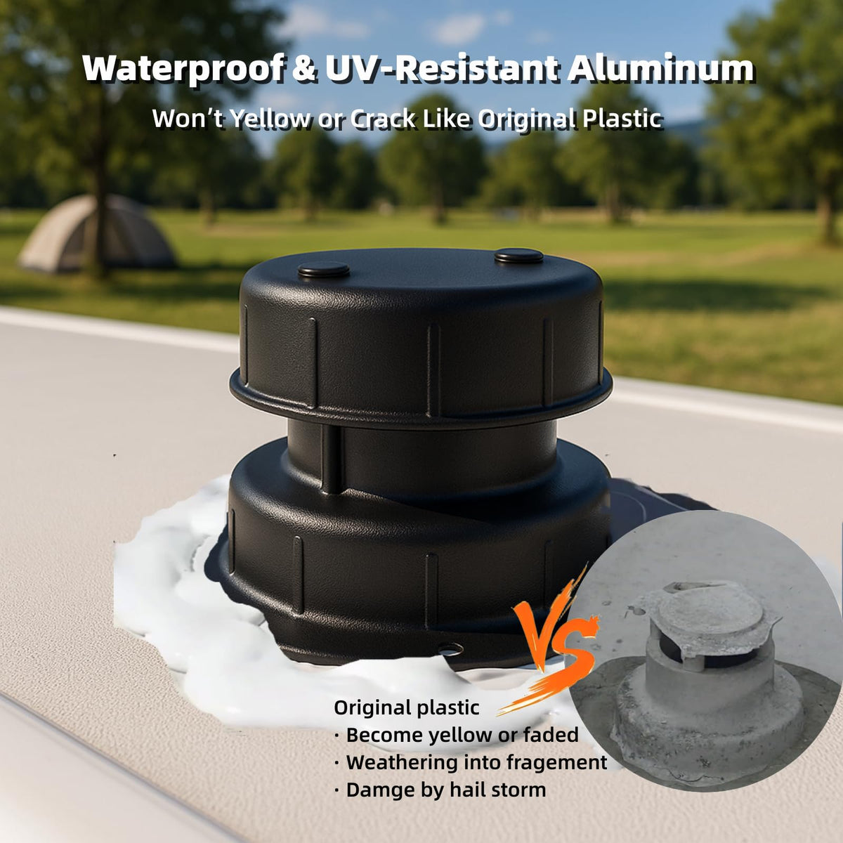 WanDwel side profile highlighting vent cap height and secure fit advantage