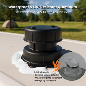 WanDwel side profile highlighting vent cap height and secure fit advantage