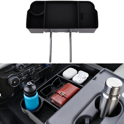 wangzhij front view installed on Ford jump seat showing neat organizer and easy access